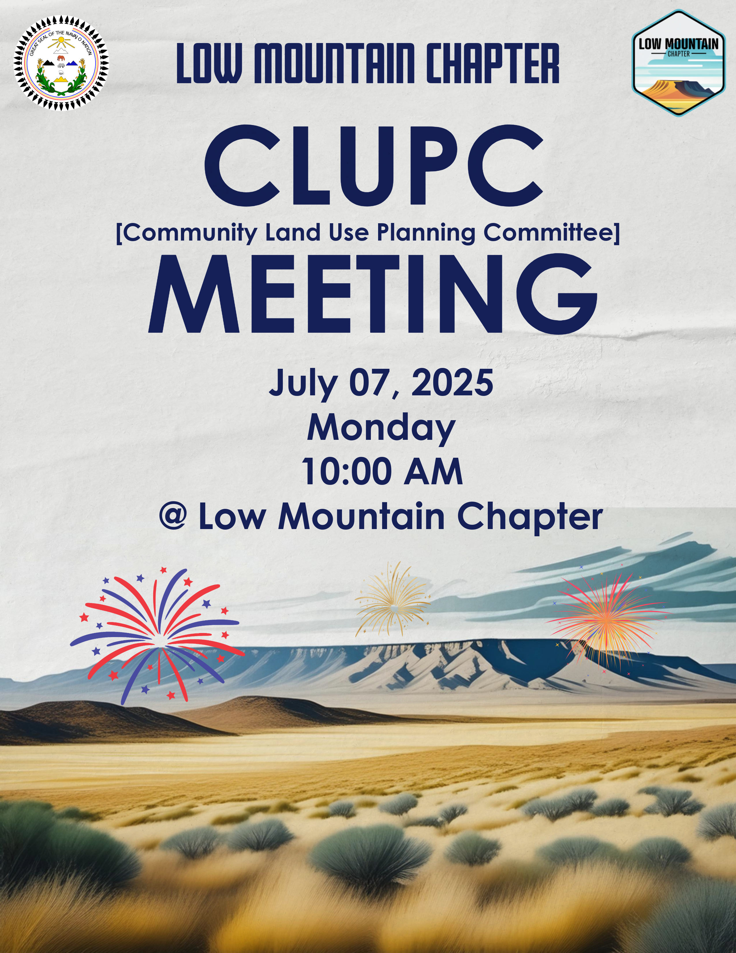 July CLUPC meeting meeting