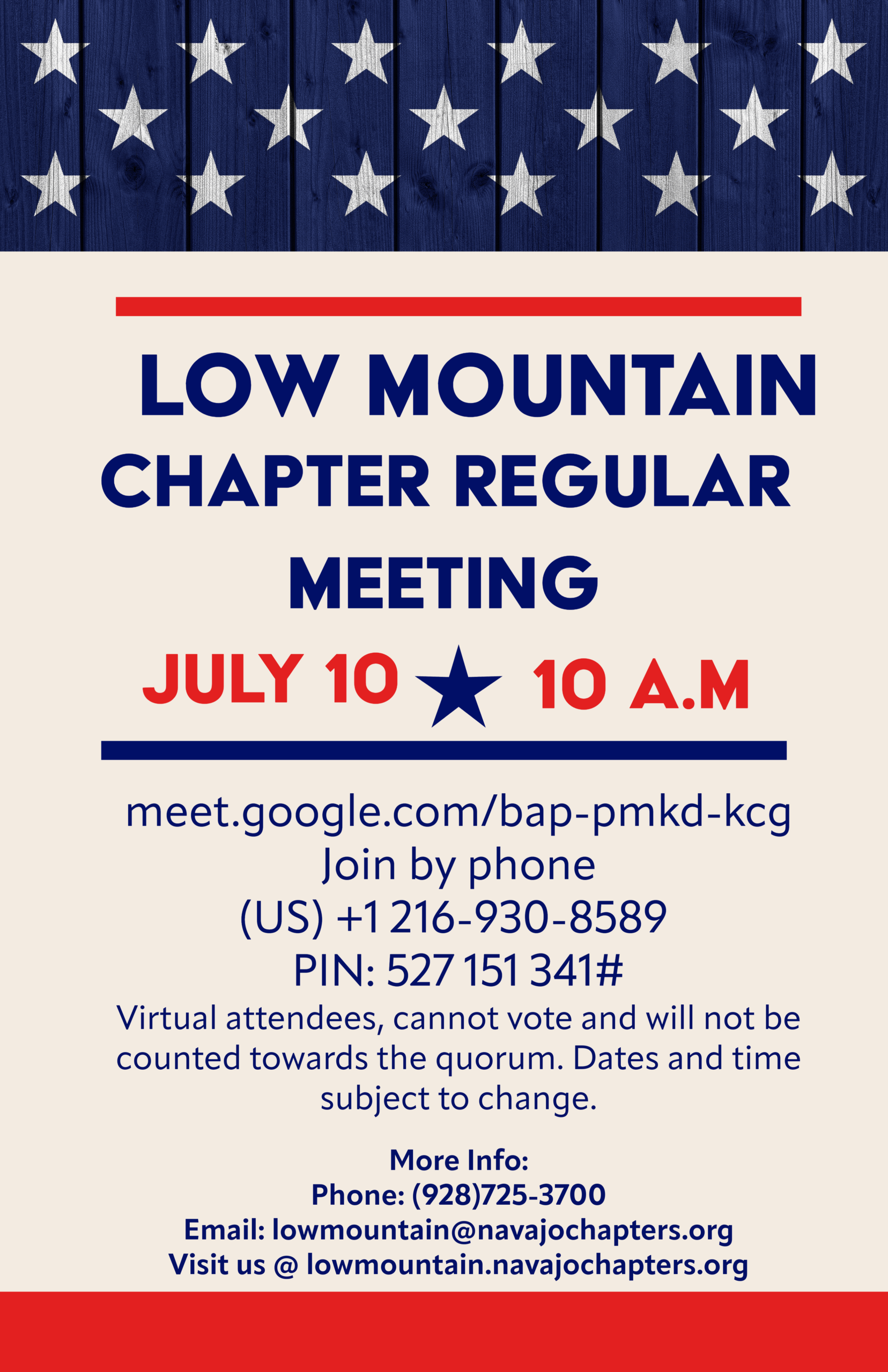 July Regular Meeting