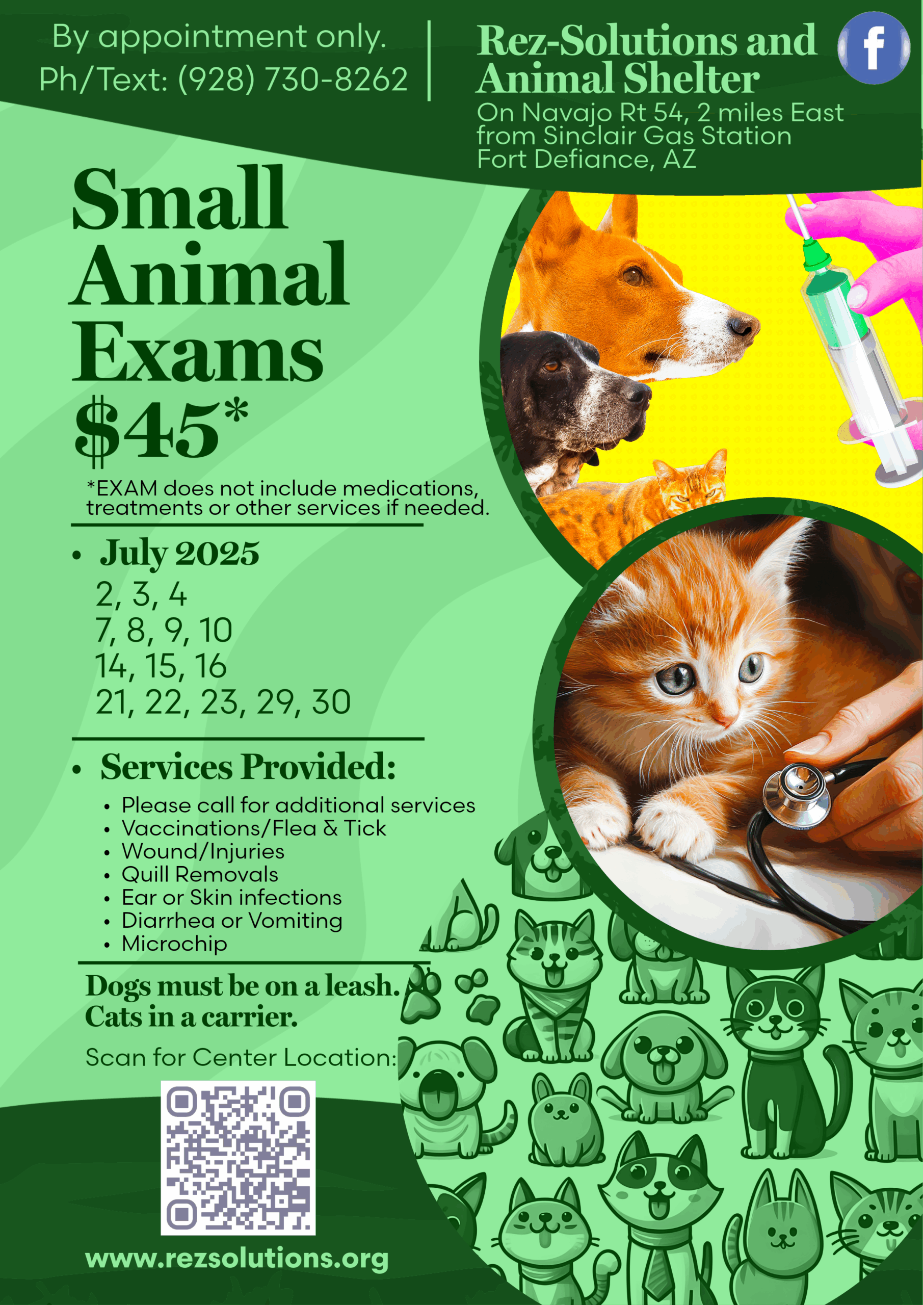 Small Animal Exams July 2025